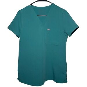 FIGS Catarina Womens Size XS Cactus (PO#3334) One-Pocket Scrubs Top